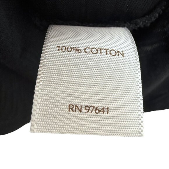 J.JILL Black Skirt XS Black Cotton Knit Casual Midi Pull on Elastic Waist - Picture 7 of 7